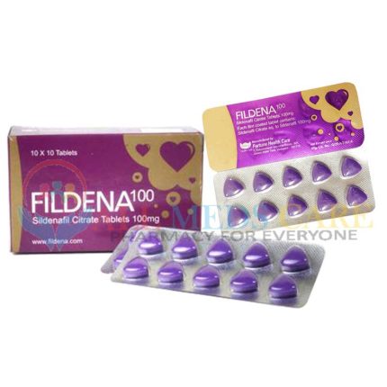 Fildena 100mg 10 Tablets Box Allmedscare.com