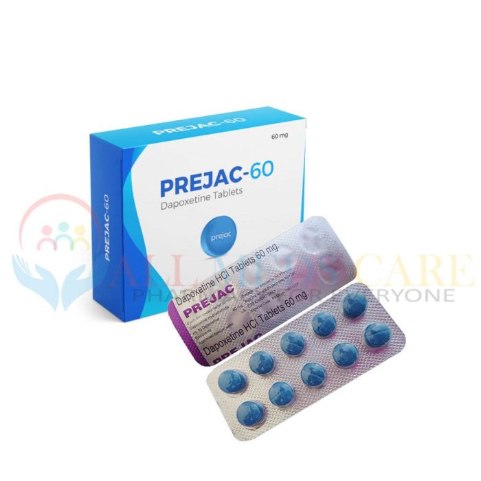 Prejac 60mg Dapoxetine Tablets