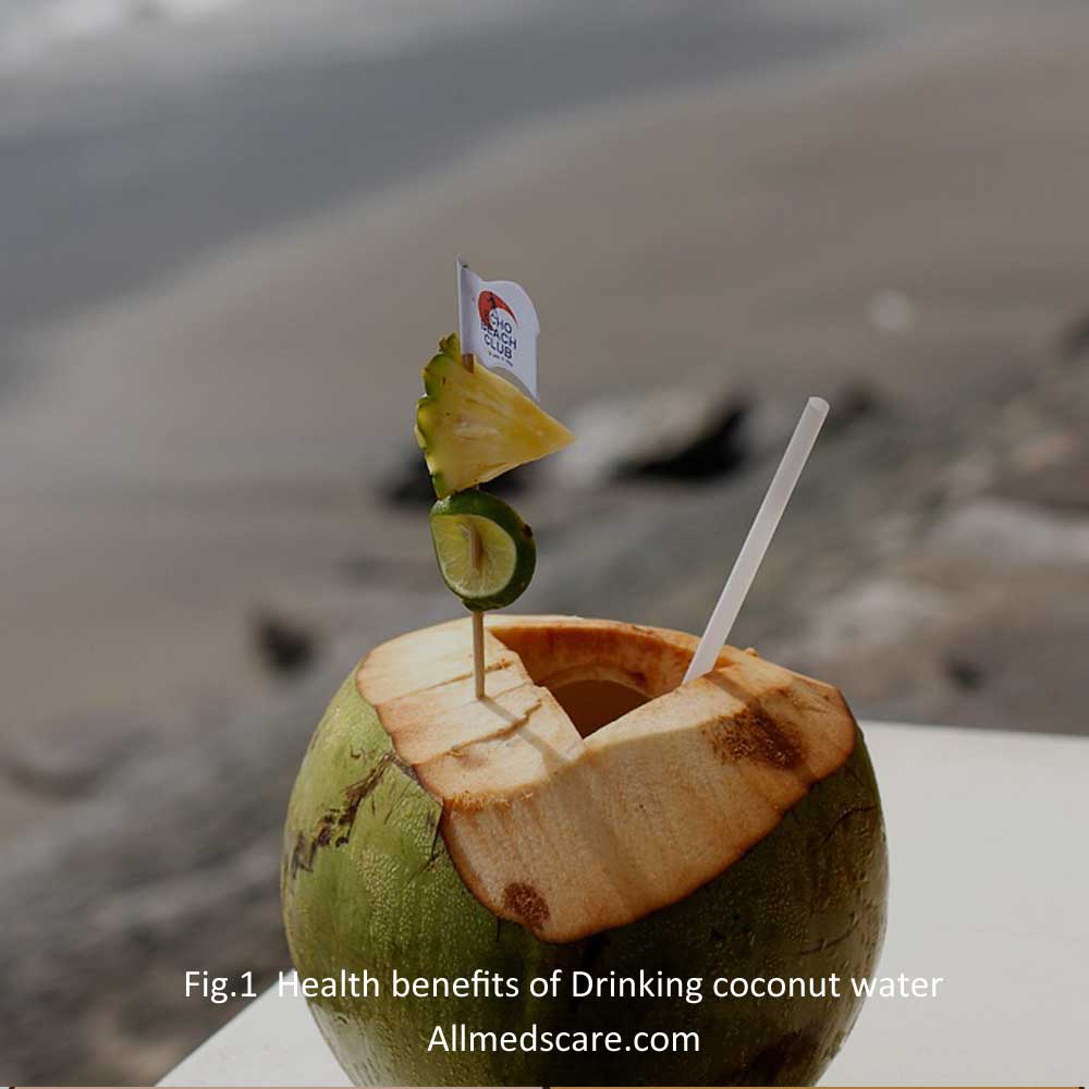 Health benefits of Drinking coconut water