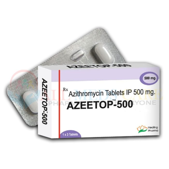 Buy Azeetop 500mg 3Tabs Strips