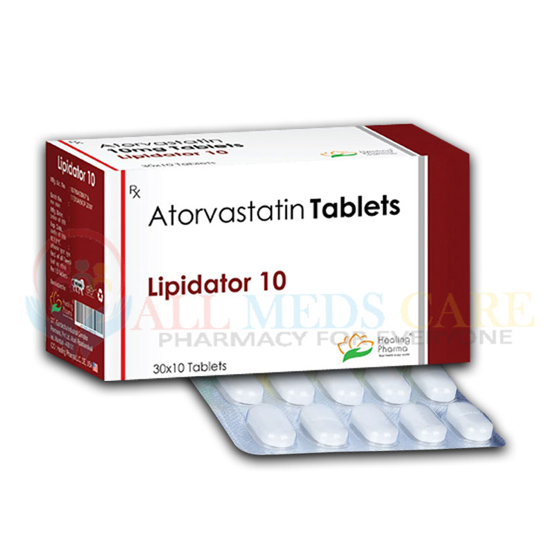 Lipidator 10mg Tablets & Box Lipidator 10mg Tablets & Box
