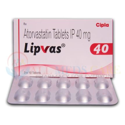 Lipvas 40mg (10 Pills/Strip)