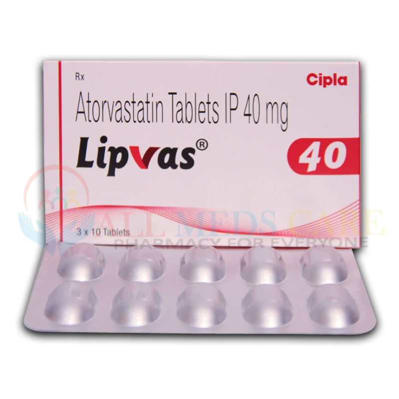 Lipvas 40mg (10 Pills/Strip) Lipvas 40mg (10 Pills/Strip)