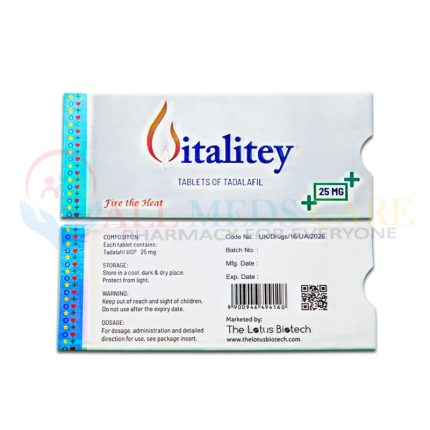 Buy Vitalitey 25mg Tablets