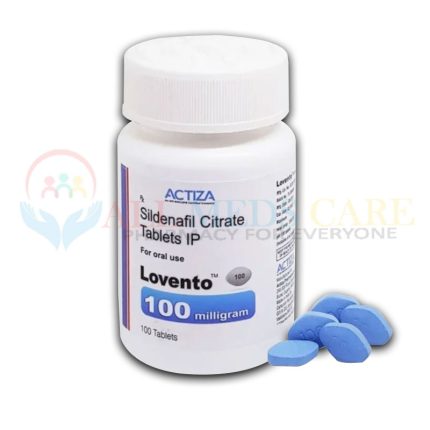 Lovento 100mg Sildenafill 100 Tablets-Bottle
